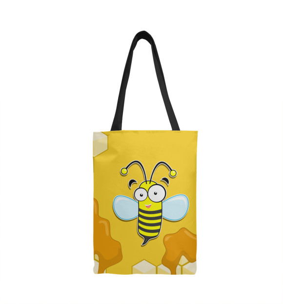 Сумка-шоппер с изображением Пчелка цвета 