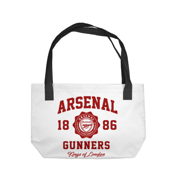 Пляжная сумка с изображением Арсенал цвета 