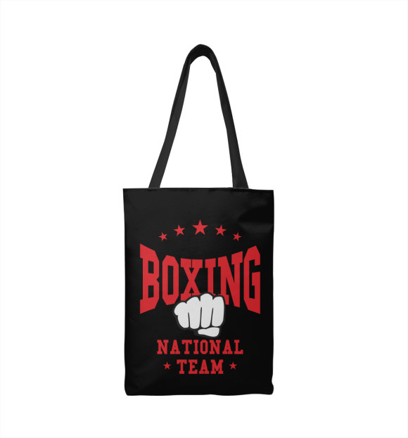 Сумка-шоппер с изображением Boxing National Team цвета 