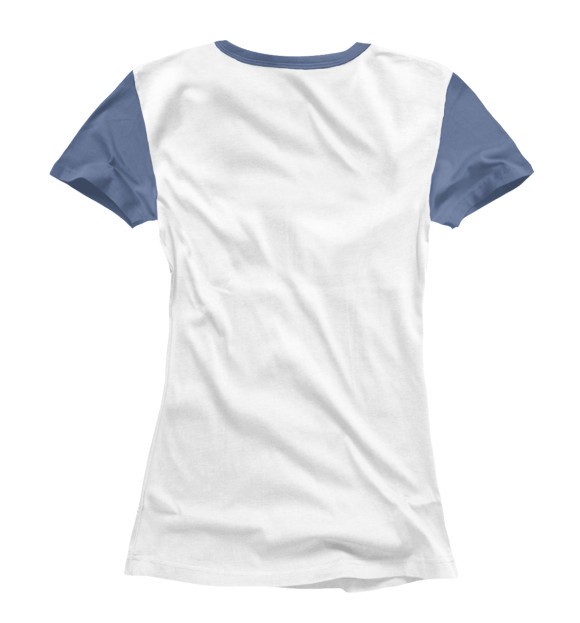 Женская футболка с изображением Приличные девушки матом не ругаются. цвета Белый