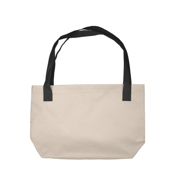 Пляжная сумка с изображением Стакан цвета 