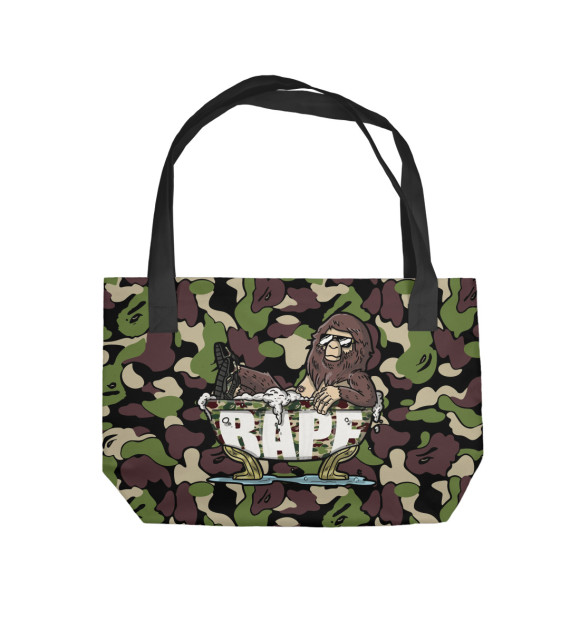 Пляжная сумка с изображением BAPE цвета 
