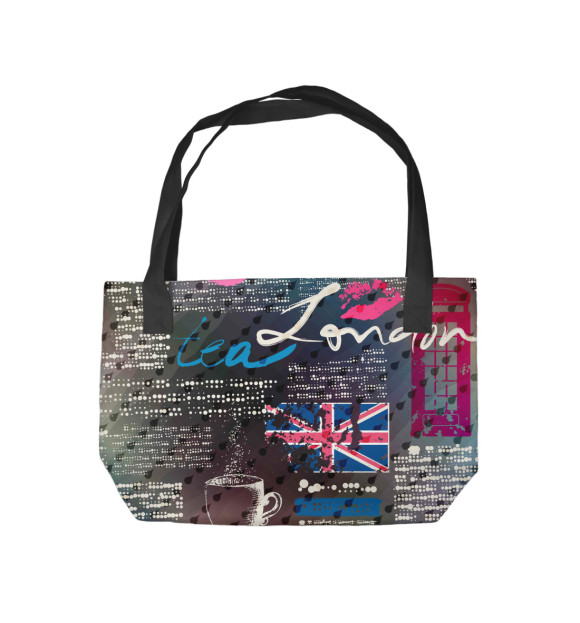 Пляжная сумка с изображением London цвета 