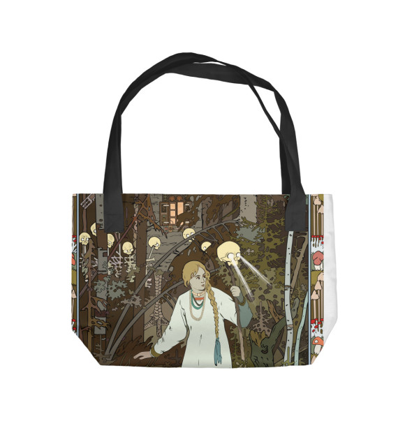 Пляжная сумка с изображением Василиса цвета 