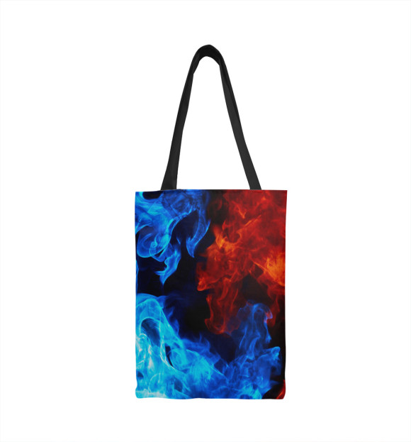 Сумка-шоппер с изображением Огонь и Вода цвета 
