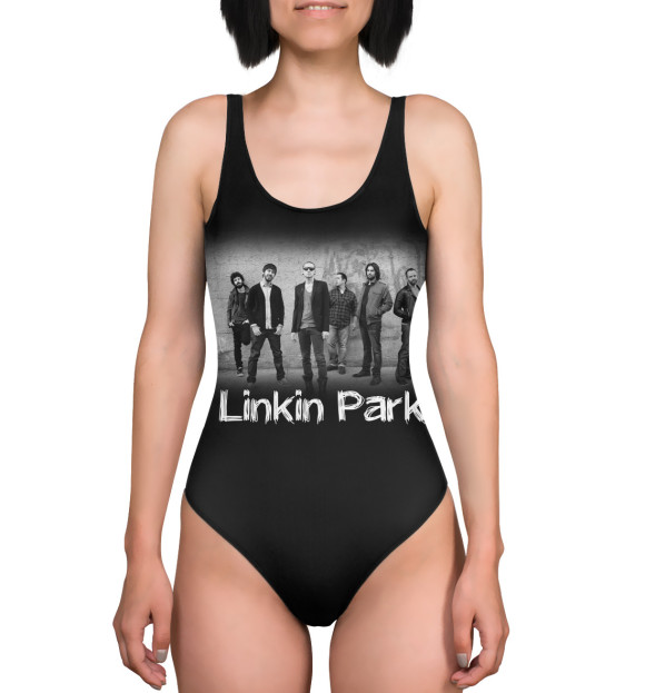 Купальник-боди с изображением Linkin Park цвета 