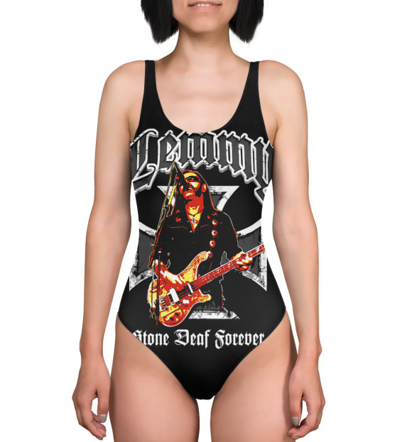 Купальник-боди с изображением Motorhead Lemmy цвета 