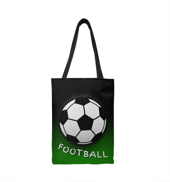 Сумка-шоппер с изображением Football цвета 