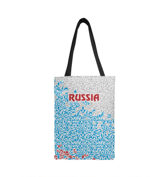 Сумка-шоппер с изображением Москва - регион 77 цвета 