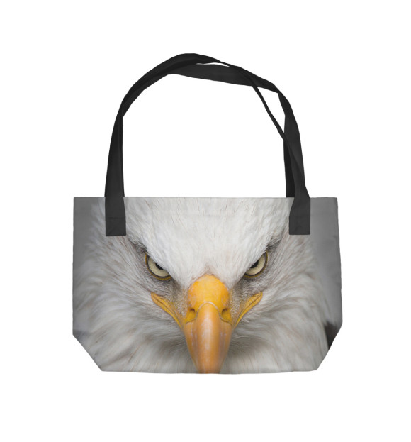 Пляжная сумка с изображением Орел цвета 