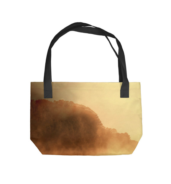 Пляжная сумка с изображением Рыбалка цвета 