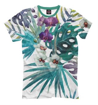Мужская футболка Дикая орхидея