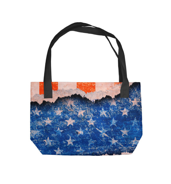 Пляжная сумка с изображением Америка цвета 