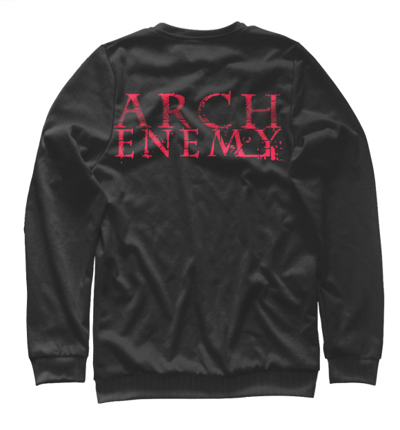 Свитшот для девочек с изображением Arch Enemy цвета Белый