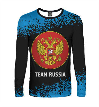 Лонгслив для мальчика Russia - Герб | Team Russia | Краска