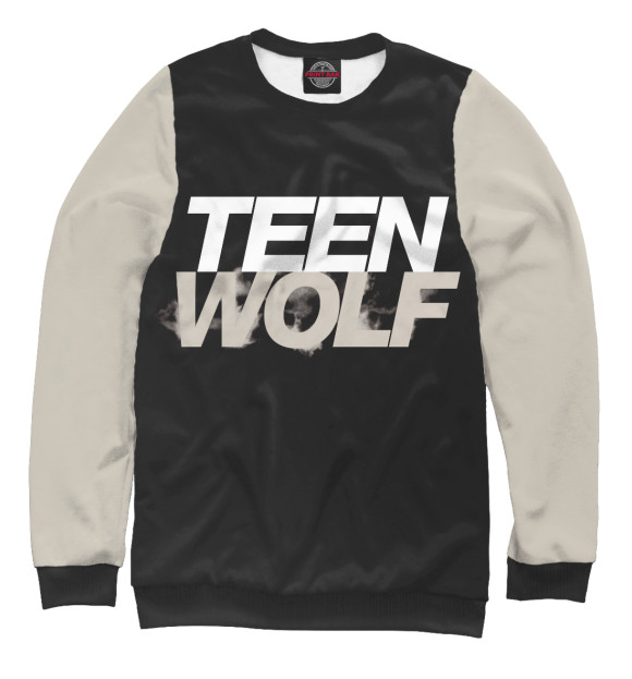 Свитшот для мальчиков с изображением Teen Wolf цвета Белый