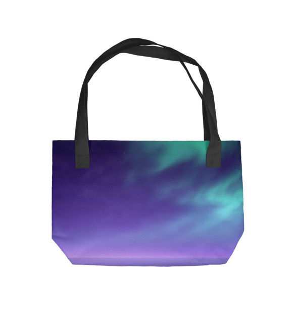 Пляжная сумка с изображением Мишка цвета 