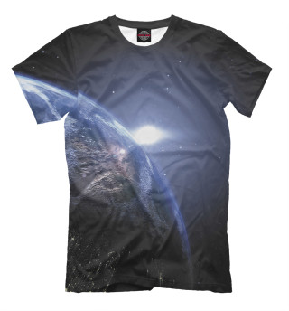 Мужская футболка Планета Земля