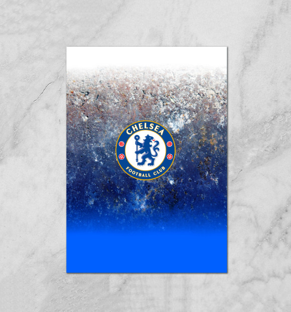 Плакат с изображением Chelsea цвета Белый