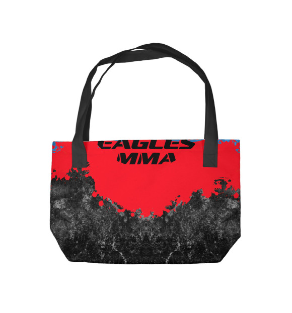 Пляжная сумка с изображением Eagles MMA цвета 