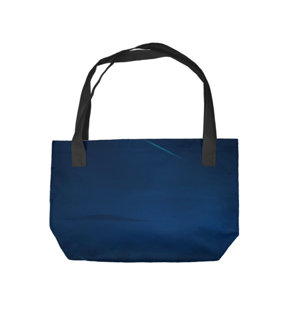 Пляжная сумка с изображением Стильная монашка в наушниках цвета 