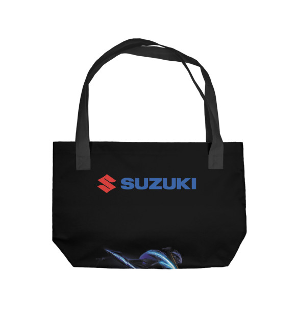 Пляжная сумка с изображением Suzuki цвета 