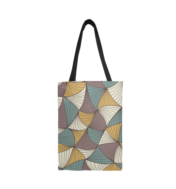 Сумка-шоппер с изображением Abstract geometry цвета 