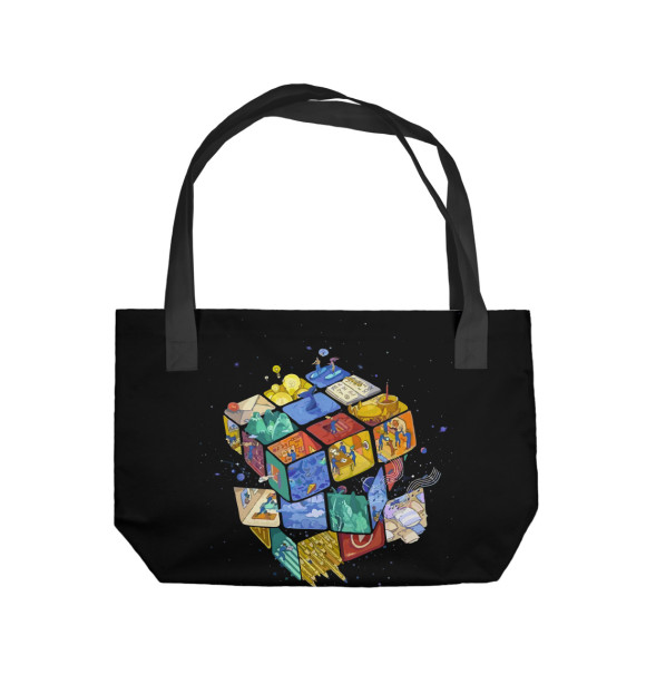 Пляжная сумка с изображением Rubicreation цвета 