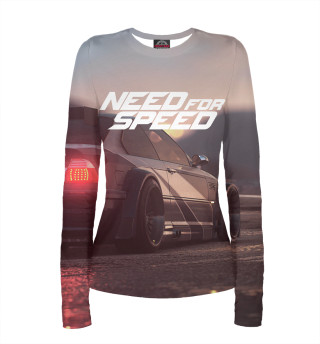 Лонгслив для девочки Need For Speed