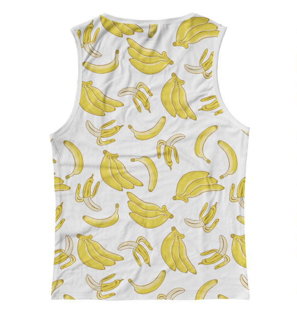 Майка для девочки с изображением Бананы цвета Белый