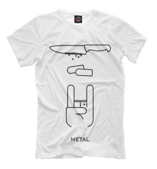 Мужская футболка METAL
