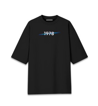Женская футболка оверсайз Год рождения 1978