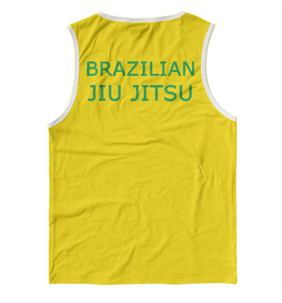 Майка для мальчика с изображением Brazilian Jiu-Jitsu цвета Белый