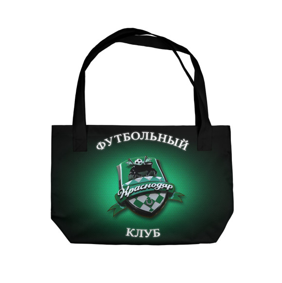 Пляжная сумка с изображением ФК Краснодар цвета 