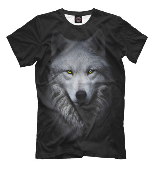 Мужская футболка Белый волк БелоБог