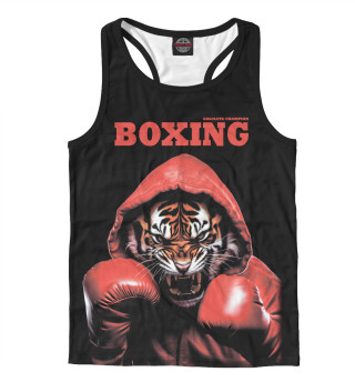 Мужская майка-борцовка Boxing tiger
