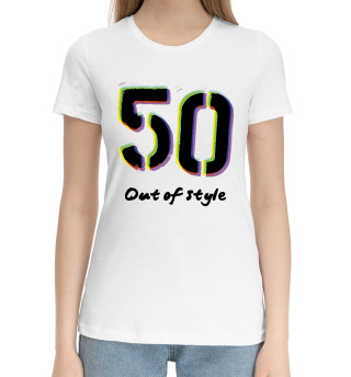 Хлопковая футболка для девочек Out of style 50