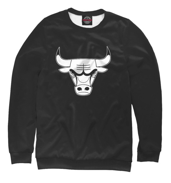 Женский свитшот с изображением Chicago Bulls цвета Белый