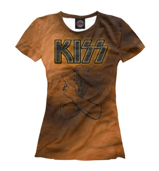 Женская футболка Группа KISS