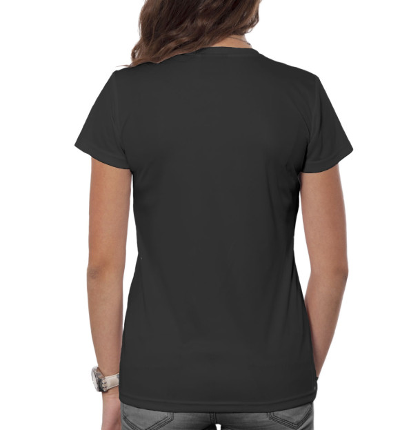 Женская футболка с изображением bulletproof черный цвета Белый