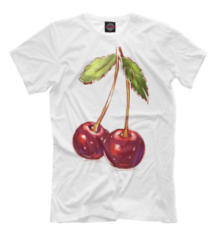 Мужская футболка Спелая вишня