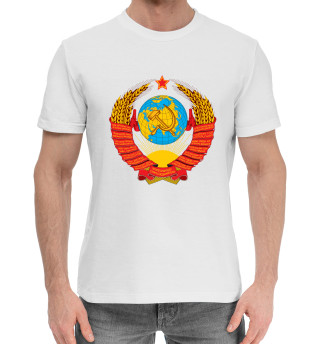 Мужская хлопковая футболка Герб СССР