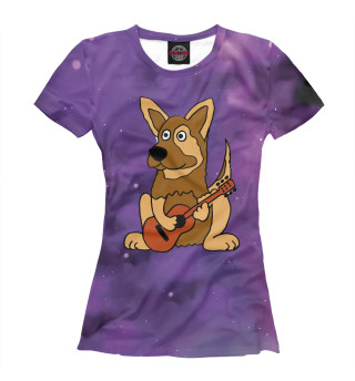 Женская футболка German Shepherd Puppy