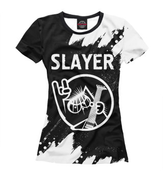 Футболка для девочек Slayer + Кот