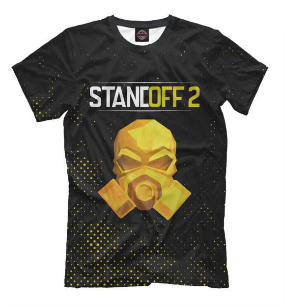 Мужская футболка с изображением Стандофф 2 - Z9 Mask цвета Белый