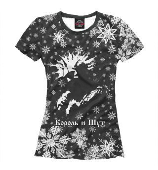 Женская футболка Король и Шут - Snow