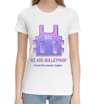 Хлопковая футболка для девочек BTS