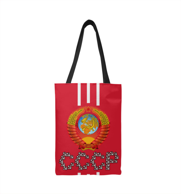 Сумка-шоппер с изображением СССР цвета 