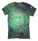 Мужская футболка Зеленый Космос