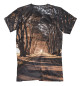 Мужская футболка Туннель из деревьев